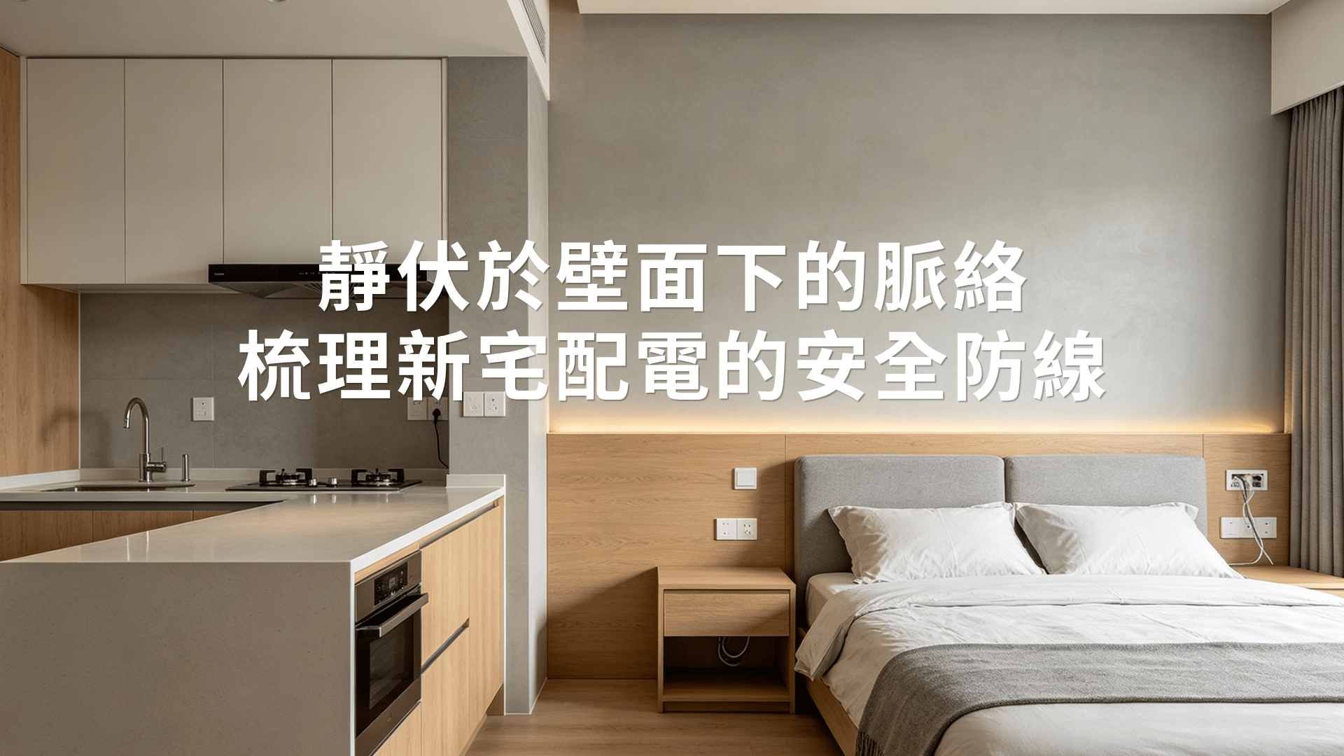 靜伏於壁面下的光能脈絡：梳理新宅配電的隱形安全防