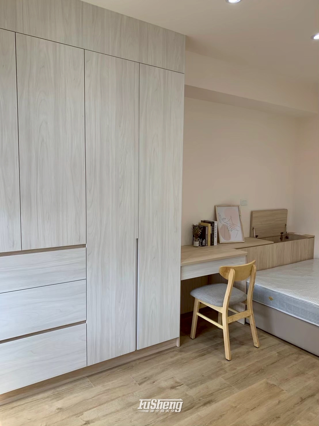 富盛空間美學-室內設計裝潢統包-全屋訂製3房