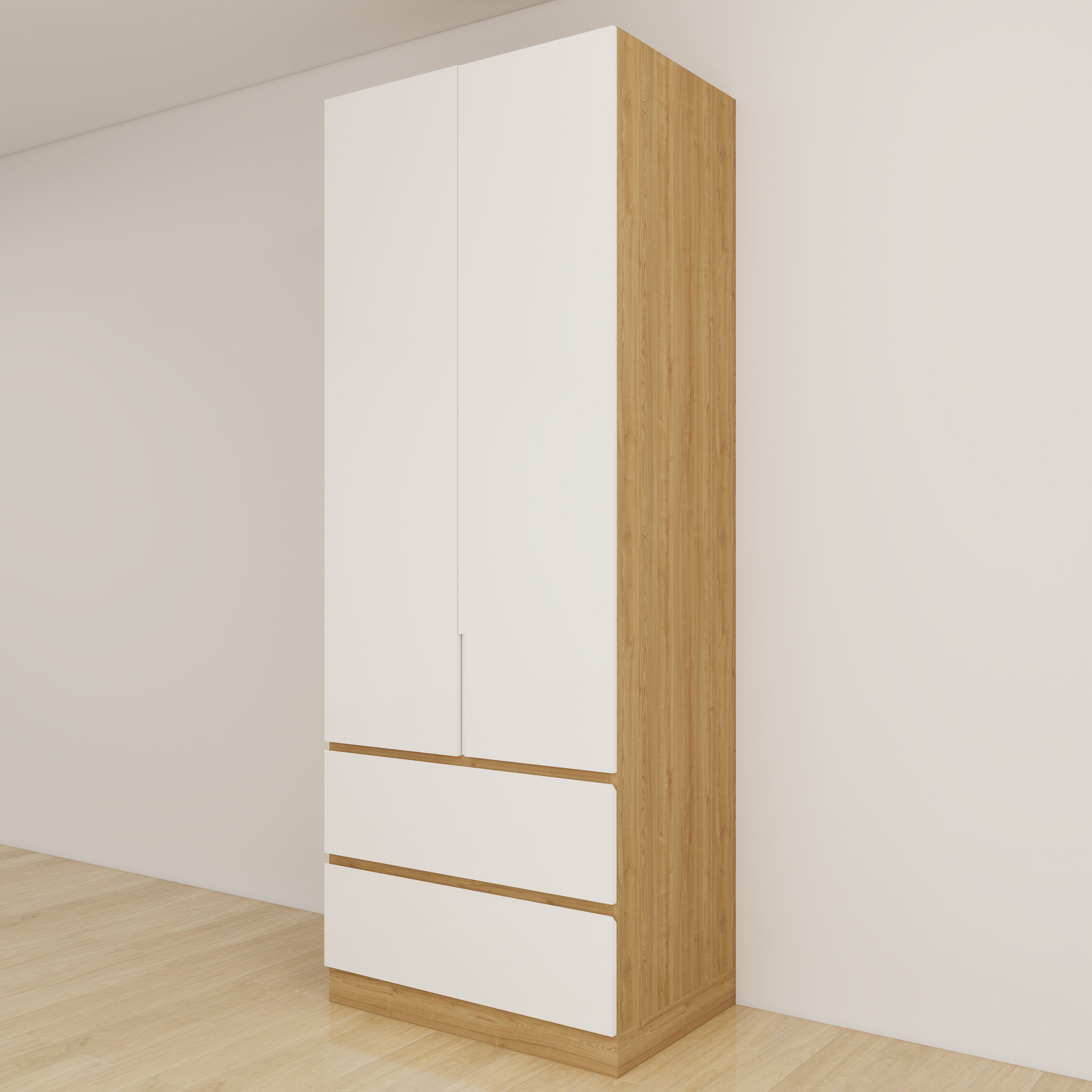 收納衣櫃・2抽圖片-3