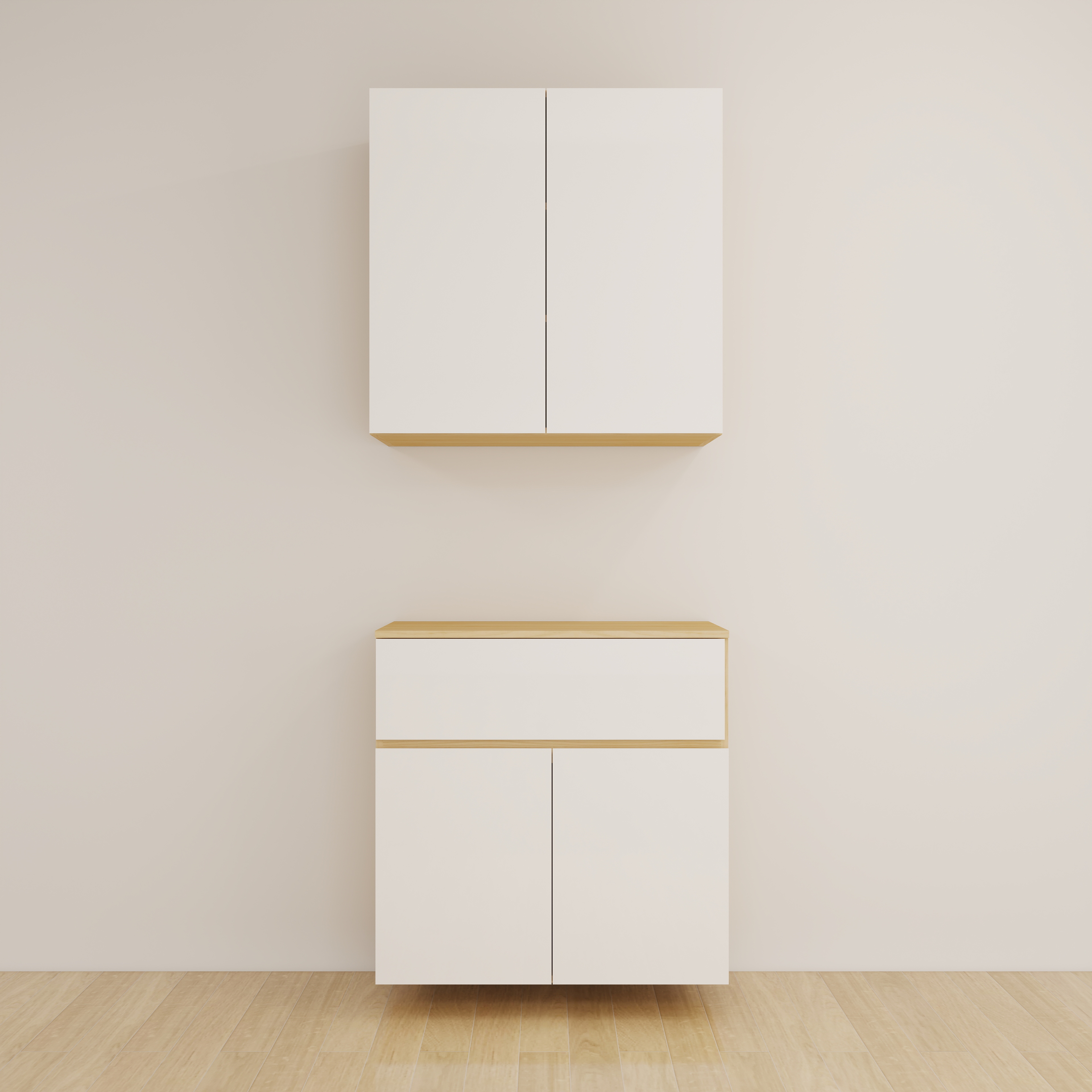 分層置物・玄關櫃・1抽屜圖片-1