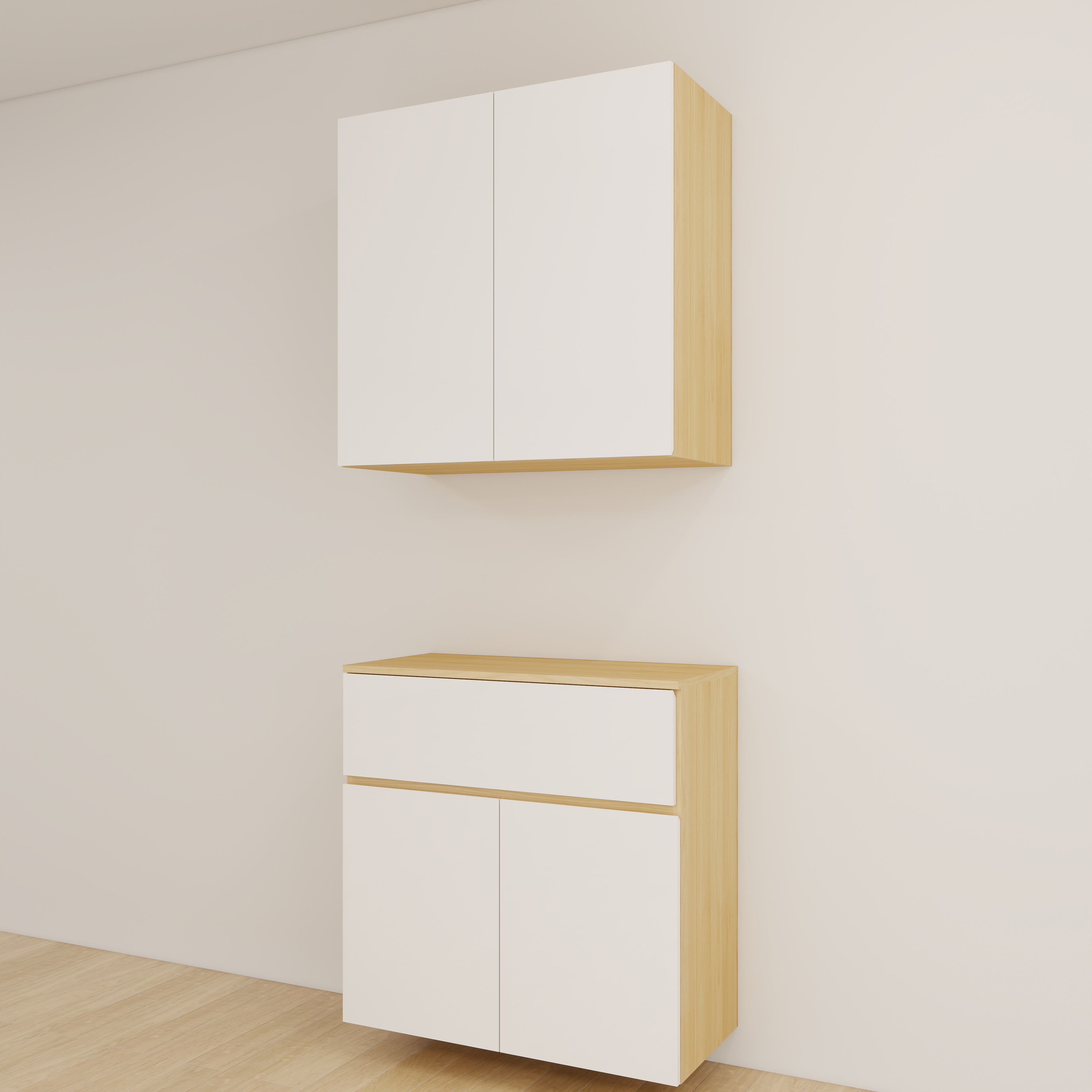 分層置物・玄關櫃・1抽屜圖片-3