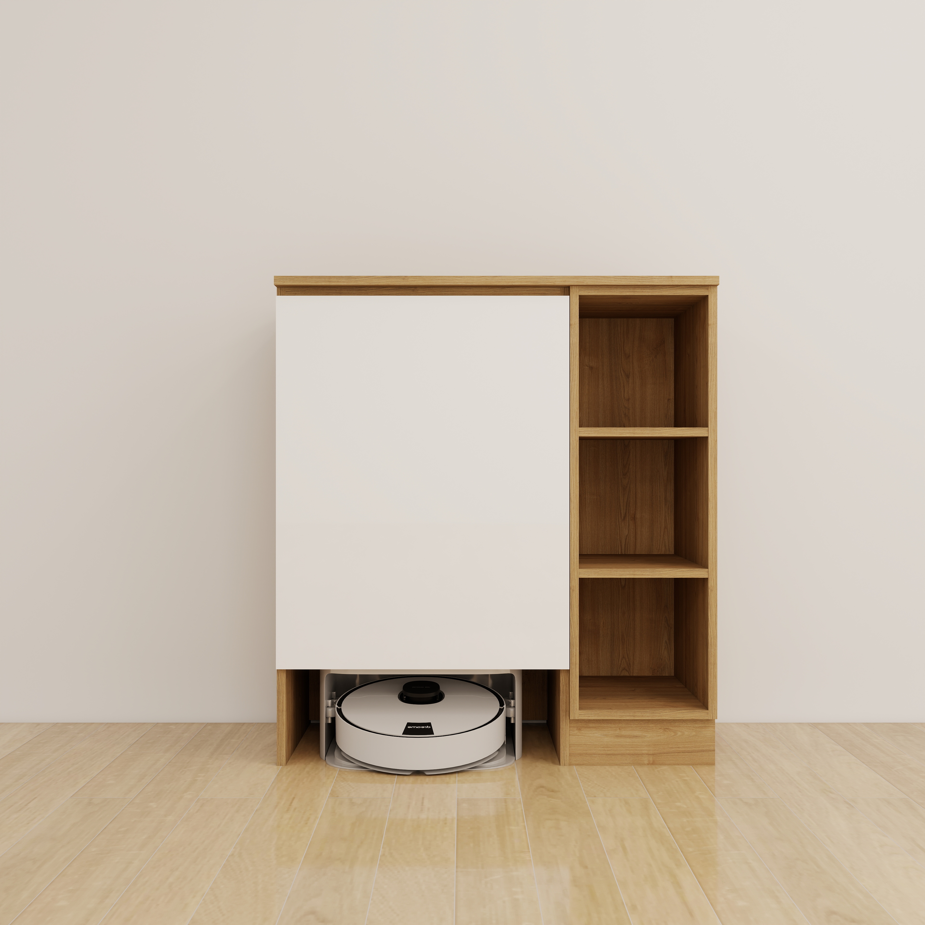 掃地機器人收納・矮櫃圖片-1