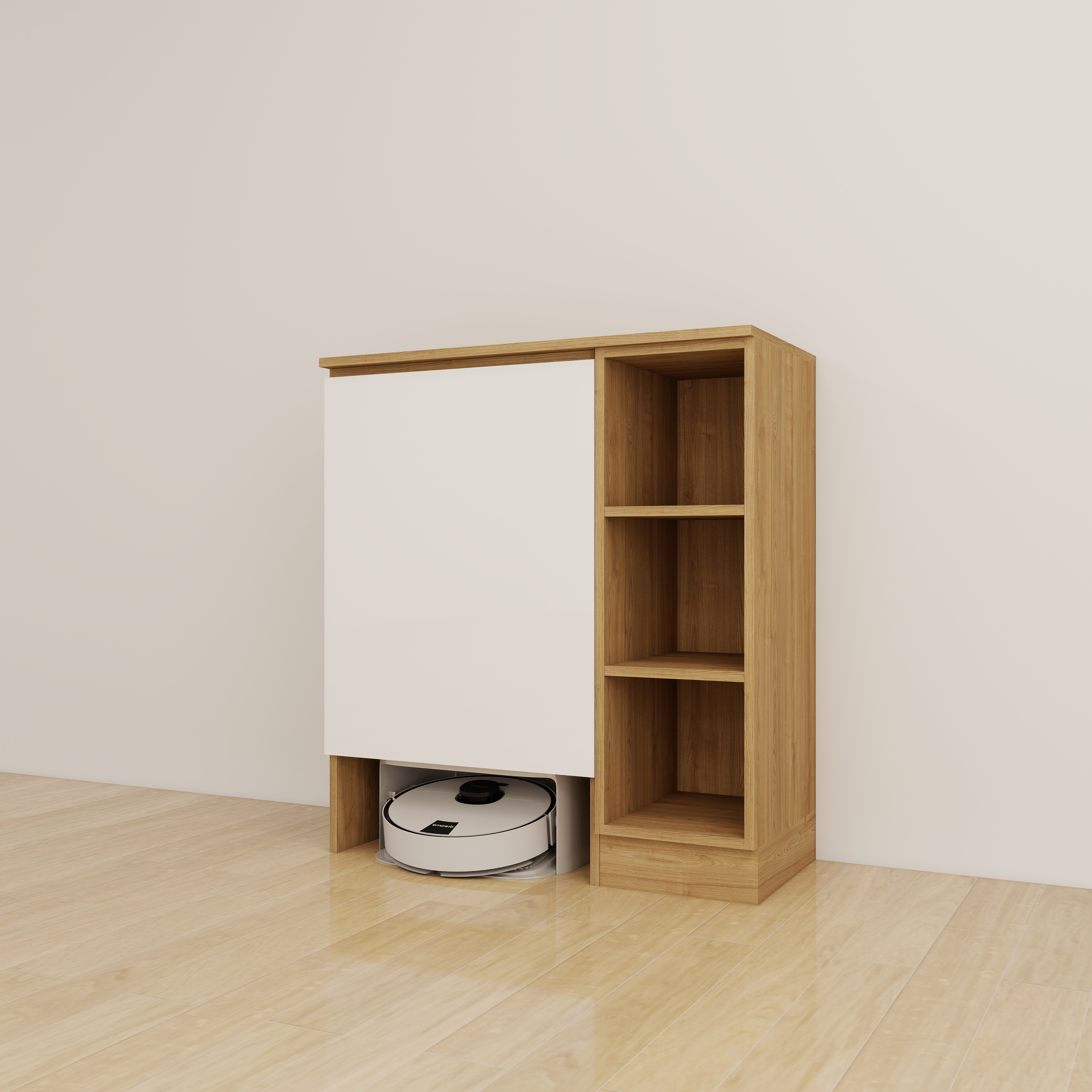 掃地機器人收納・矮櫃圖片-3