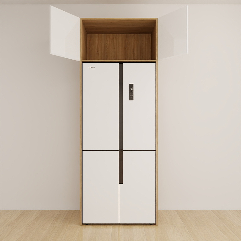 冰箱吊櫃・淺木白圖片-2