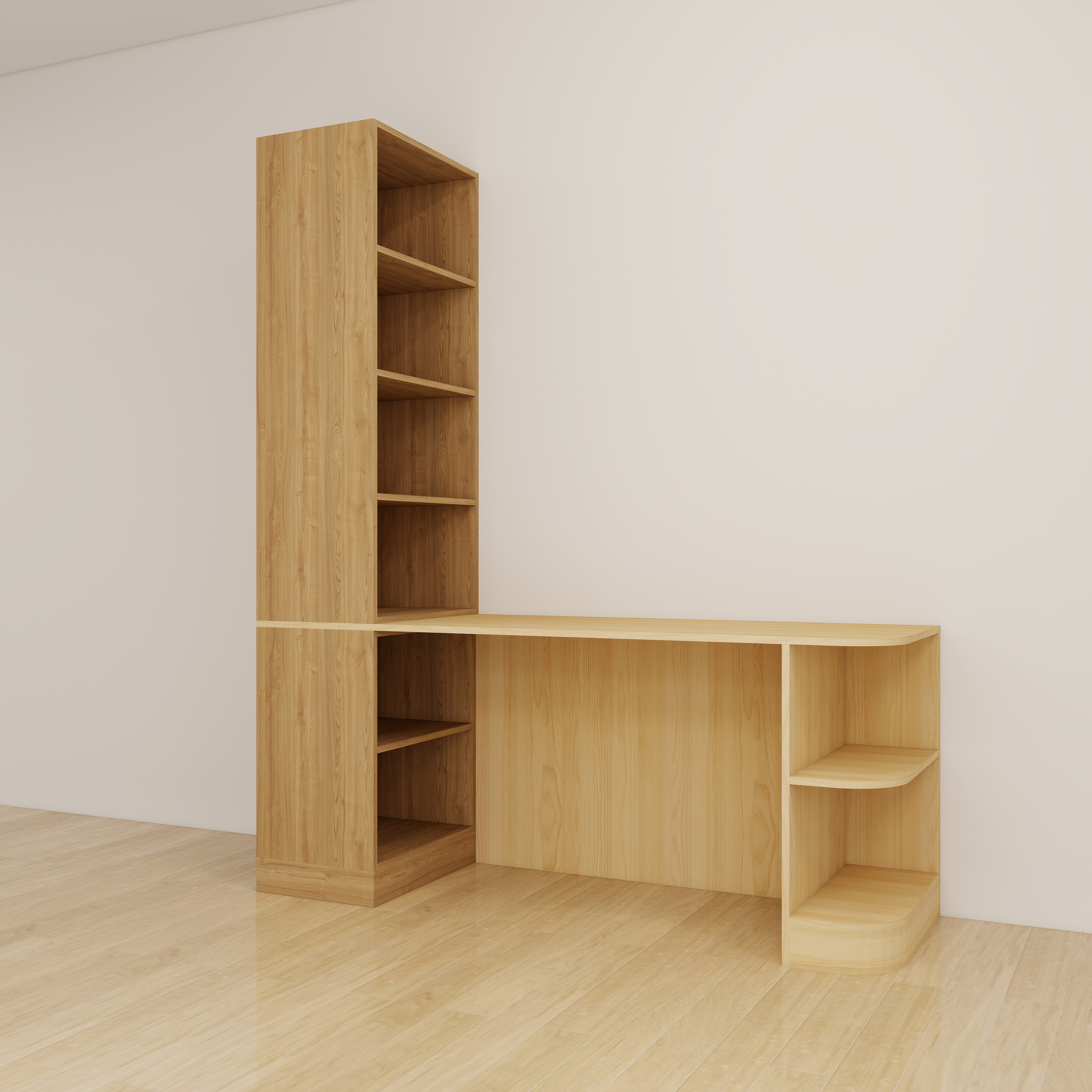 複合式書桌・開放櫃圖片-2