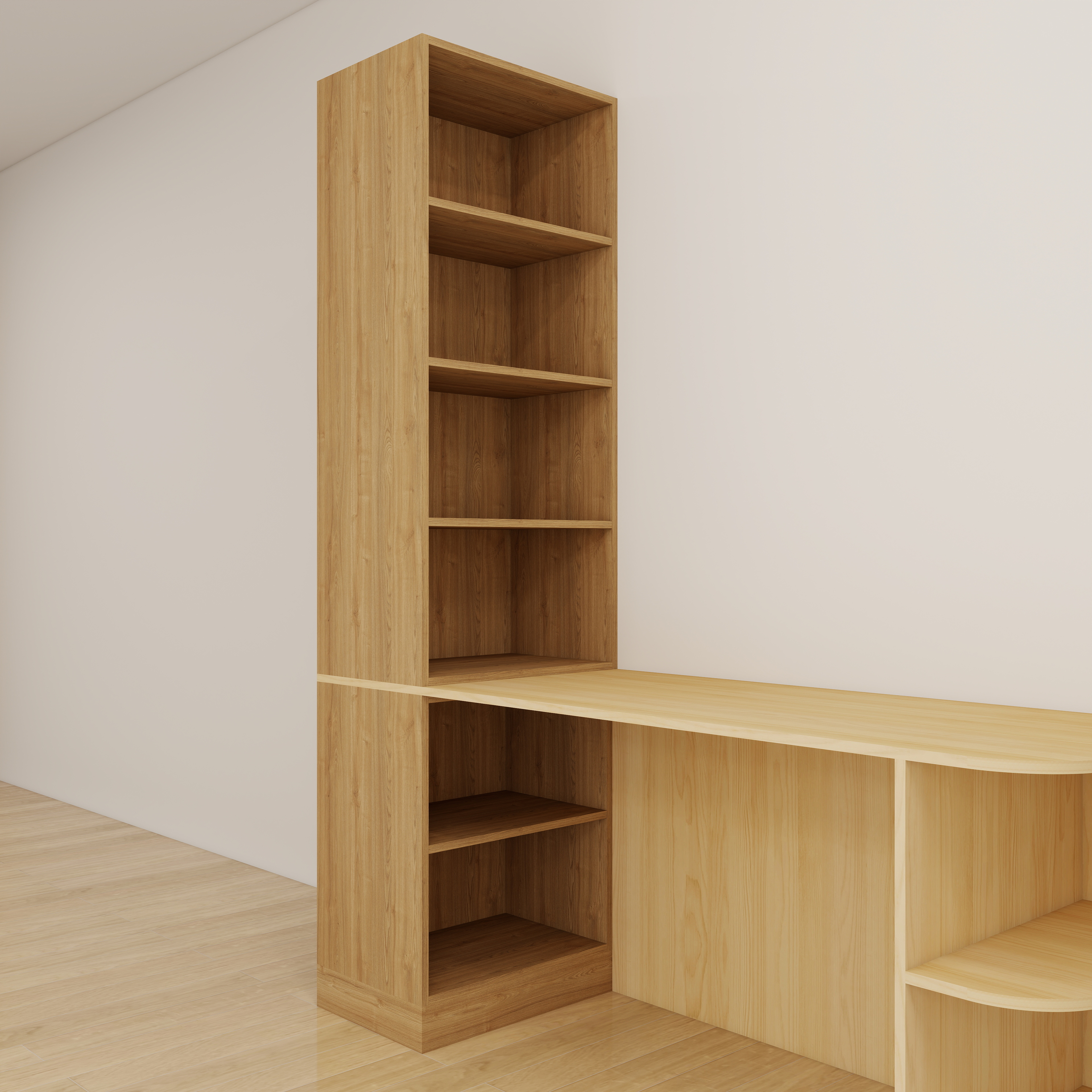 複合式書桌・開放櫃圖片-3